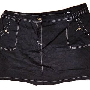 SUMMER SALE! PRICE DROPPED! 24W navy blue skort